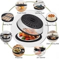 thumbnail image 6 of Microwave Splatter Cover, Collapsible Microwave Food Cover, Microwave Plate Cover With Steam Vent, Dishwasher-Safe Suitable Kitchen Use 1-Pack, 6 of 9