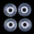 thumbnail image 2 of Roues de Longboard Illuminées 4 Pièces, Roues de Skate Truck de Nuit, 70mm, 78a, PU, Roue Haute Performance - Blanc, 2 of 10