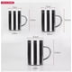 thumbnail image 5 of Taza portátil con material de primera calidad para su viaje diario, taza de café aislada con acero inoxidable de doble pared y asa resistente para bebidas frías o calientes, 5 of 5