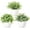 Green, variant on 3 Pack Mini Potted Fake Plants Artificial Eucalyptus Plants in Pots for Home Decor Faux Plant Indoor with 4 Inch Frosted Plastic Planter for Office Bathroom Desk Room Greenery Decoration