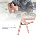 thumbnail image 3 of Guitar Capo Clip Clamp With Non Slip Point Universal Guitar Capo Clamp Ukulele Electric Guitar Capo For Musicians, 3 of 8