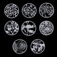 thumbnail image 1 of 8 piezas ventana decoración del hogar imágenes de flores herramientas de bricolaje álbum de recortes herramientas de decoración pintura plantilla de p Soledad Plantilla de dibujo, 1 of 10