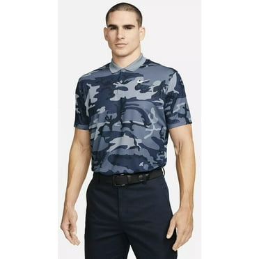 Nike Dri-FIT Victory Men's Camo Golf Polo Ashen Slate Blue M. DV7904-493