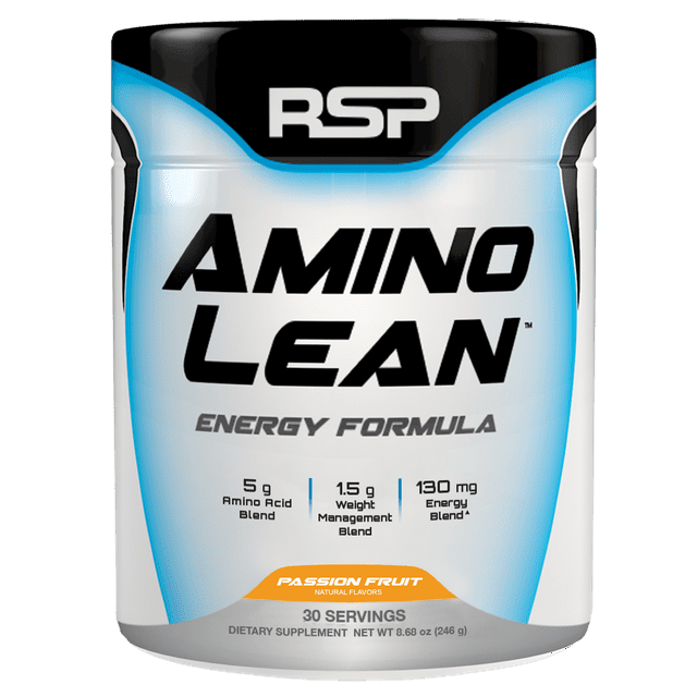 RSP Nutrition AminoLean Pre Workout, Fat Burner, Weight Loss, Amino