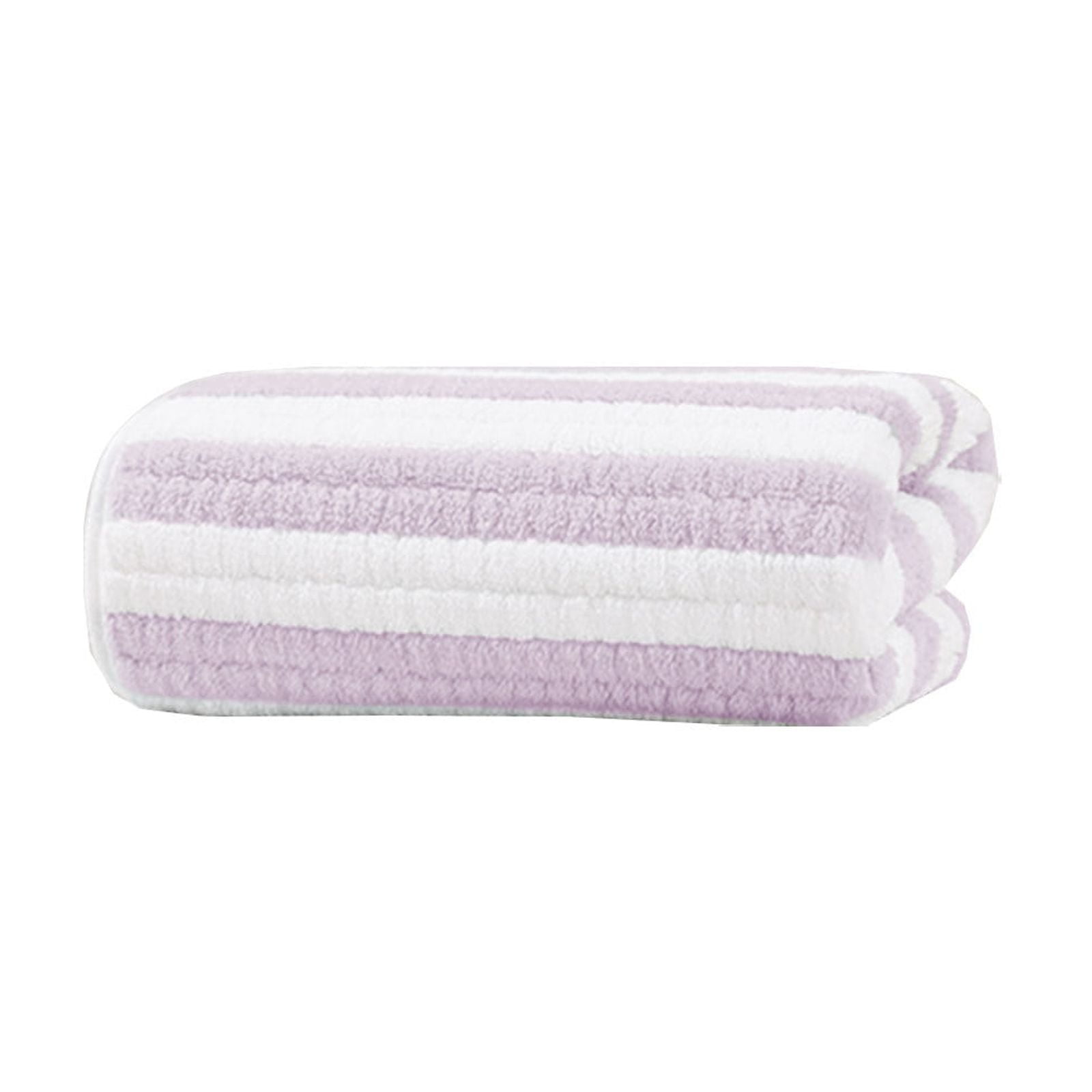 Face Towels Set Soft Absorbent Quick Dry Stripe Washcloth Plush Durable Gentle Skin Friendly, High Absorbency Easy Care Multipurpose, for Bathroom Home Travel Gym Spa for Adults Women Men