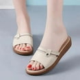 thumbnail image 2 of VEKDONE Boho Sandals Women Women's Fashion Casual Spring New Flat Open Toe Sandals, 2 of 6