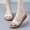 Beige#47, variant on Flat Open-Toe Sandals Slides for Women – Soft Slip-On with Casual Style for Spring Outfits & Everyday Wear,Plus Size