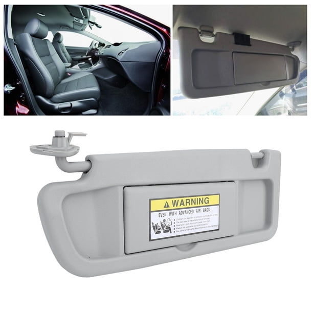 Bloqueador De Sol De Extensor De Visera De Automóviles, Espejo Gris, Espejo Transparente, Visera De Protección Solar Para Cívico 2006 A 2011 Con Clip