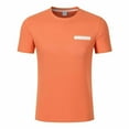 thumbnail image 3 of Lmnyox Mens Athletic T Shirts Breathable Short Sleeve Pocket Tee Summer Crew Neck Basic Training Sport Shirt, 3 of 6