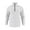 White, variant on HUJlwoi Mens Quarter Zip Pullover Printed Mock Neck Shirt Casual Long Sleeve Sweatshirts with Pocket Outdoor Athletic Outfit