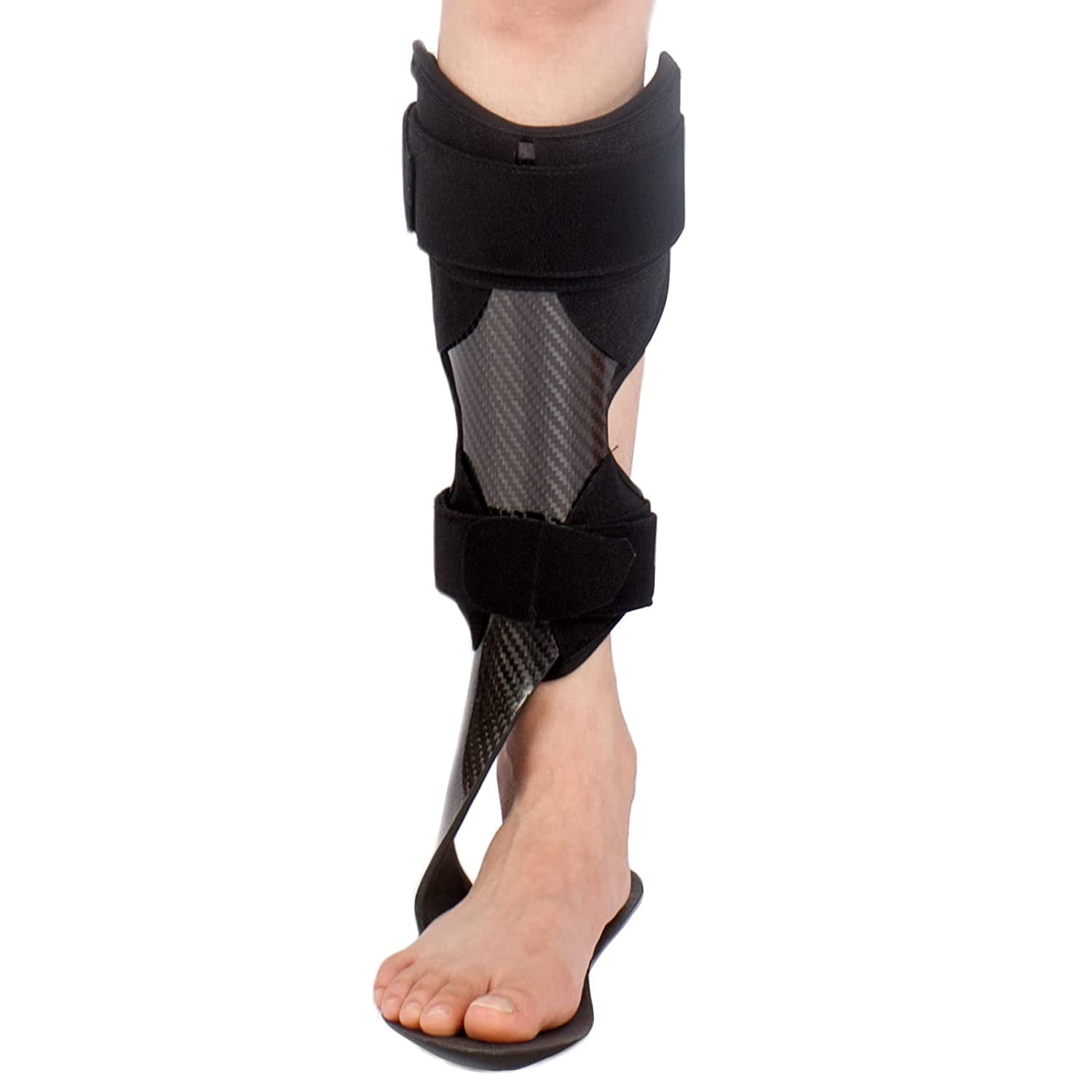 Carbon Fiber AFO Brace Ankle Foot Orthosis AFO Rehabilitator Foot Drop ...