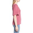 thumbnail image 3 of Lucky Brand Womens Sand Wash Wrap Blouse, Pink, X-Small, 3 of 4