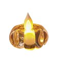 thumbnail image 2 of 2 Pack LED Crystal Electronic Candles 2.17In Flameless Safe Realistic Flickering Mini Design Decor Party Favor For Christmas Family Gathering Wedding Celebration Indoor Outdoor Home Decoration, 2 of 6