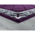thumbnail image 5 of United Weavers Drachma Kengsley Transitional Border Runner Rug, Plum, 2'7" x 7'4", 5 of 5