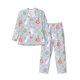 thumbnail image 1 of Balery Bunny cartoon with easter Pijama para Hombre de Dos Piezas con Manga Larga, Conjunto de Dormir y Descanso Suave con Bolsillos-Large, 1 of 7