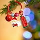 thumbnail image 5 of Llavero navideño | Colgante de Papá Noel | Accesorio festivo para bolsos y llaves | Abalorio de aleación metálica roja | Regalo ligero para estudiantes y niños, 5 of 5