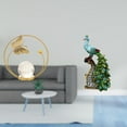 thumbnail image 2 of Estatua de bola de cristal,Estatuas de bolas de cristal para decoración del hogar,escritorio interior,Escultura de bola de cristal Figura de hierro Decoración,Figura de escritorio,Estante de, 2 of 8