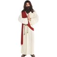 thumbnail image 2 of Jesus Christ Religious Holy Bible Adult Men's Costume Robe Sash Belt STD, 2 of 3