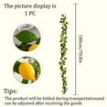thumbnail image 3 of Taotanxi 70In Artificial Lemon Garland Spring Summer Faux Fruit Vine Garlands with Greenery for Door Wall Mantle Wedding Party Table Decorations, 3 of 8