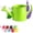 Green, variant on White Metal Watering Can Outdoor, White Watering Can, 1 Gallon Vintage Tin Sprinkler Kettle with Long Spout, Gardening Irrigation Tool for Indoor Plants Flowers