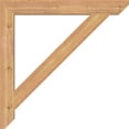 thumbnail image 3 of Ekena Millwork 3 1/2"W x 32"D x 32"H Traditional Slat Smooth Bracket, Western Red Cedar, 3 of 4