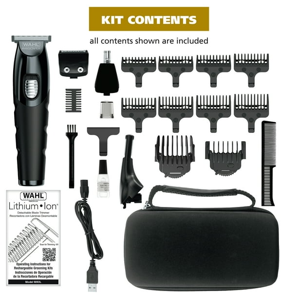 Wahl Manscaper Tool Box Rechargeable Trimmer for Trimming, Shaving