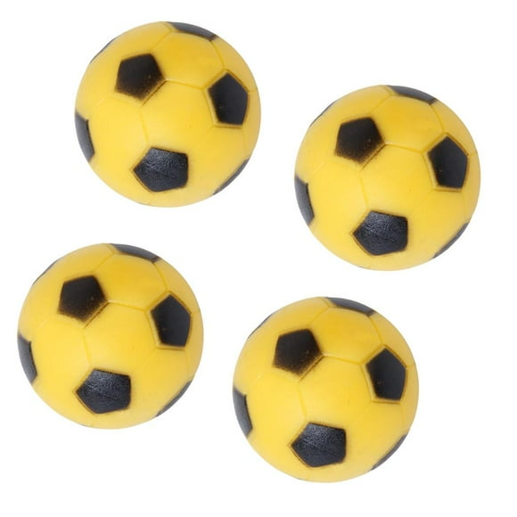 4pcs 36mm fútbol tabla Foosball fútbol Fussball sustitución bola amarillo negro Macarena 4pcs 36mm fútbol tabla Foosball fútbol Fussball sustitución bola amarillo negro