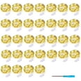 thumbnail image 2 of 32 Pcs Fairy Lights Battery Operated String Lights - 10 ft 30 LED Waterproof Copper Wire Mini Firefly Starry Moon Lights for DIY Crafts Wedding Party Bedroom Table Centerpieces Christmas(Warm White), 2 of 4