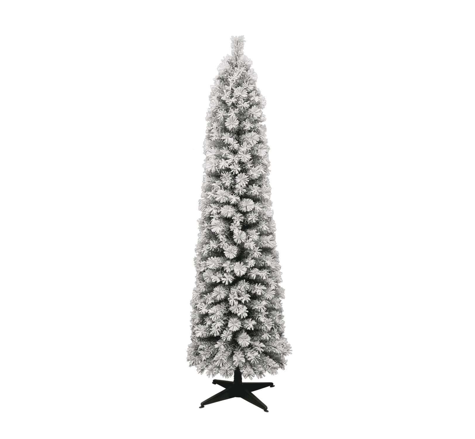 7 Foot Colorado LED Flocked Christmas Tree Display