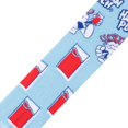thumbnail image 2 of Cool Socks – Hawaiian Punch Glasses Crew Socks – Size Large for Men & Women – Punchy Mascot Graphic, 2 of 4