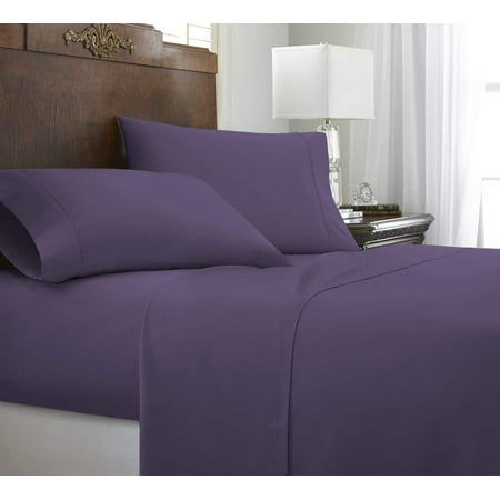 Becky Cameron Ultra Soft Hotel Quality 4 Piece Chevron Bed Sheet Set - Twin -