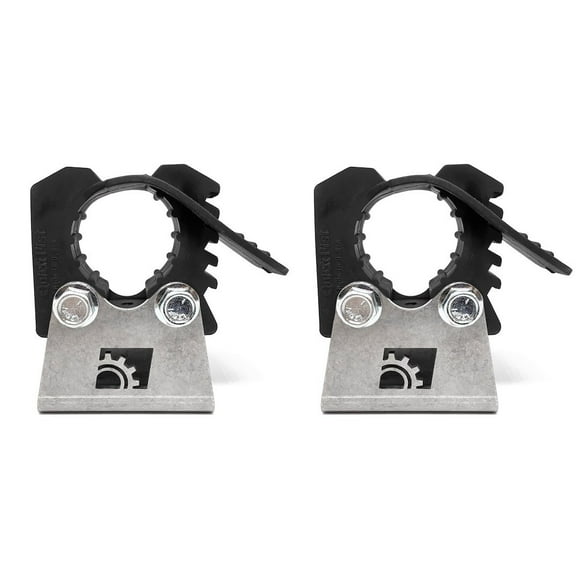 BuiltRight Industries Molle Cargo Panel Clamp Mounting Plate 104005 Quick Fist; Stainless Steel; Set Of 2