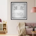 thumbnail image 3 of Historic Framed Print, [Library of Congress, Washington, D.C. Elevation and section], 17-7/8" x 21-7/8", 3 of 9