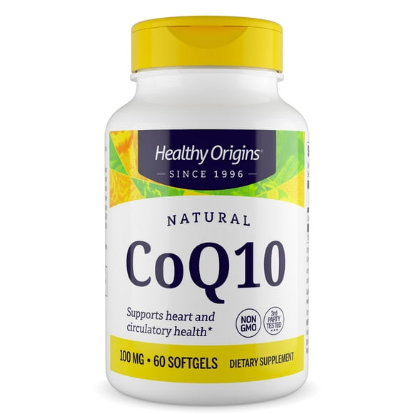 Suplemento nutricional Healthy Origins CoQ10 100 mg 60 cápsulas blandas