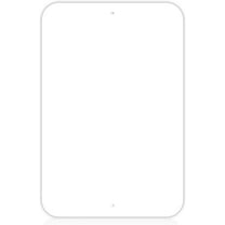 White Blank Metal Sign for Outdoor Indoor,8 x 12 Inches Rust Free Aluminum (Non-Reflective Aluminum with black border)