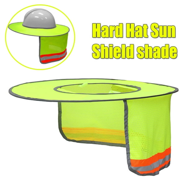 Sun Shade Safety Hard Hat Neck Shield Helmets Brim Summer Sun Shield