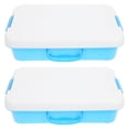 thumbnail image 1 of Miangastore 2pcs Sand Box Portable Sand Case Sand Tray With Lid Sand Packing Box for Outdoor, 1 of 8