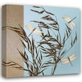 thumbnail image 1 of Caroline Gold 20x20 Gallery Wrapped Canvas Wall Art Titled - Dragonflies, 1 of 4
