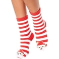 thumbnail image 2 of Charter Club Women’s Cat Critter Socks, Red, 9-11, 2 of 2