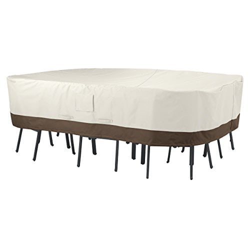 Photo 1 of Basics Rectangular / Oval Table and Chair Set Outdoor Patio Furniture Cover, X Large