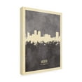 thumbnail image 2 of Michael Tompsett 'Wichita Kansas Skyline Gray' Canvas Art, 2 of 3