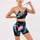 thumbnail image 2 of Nuevo Sujetador deportivo Crop Tops trajes con pantalones cortos Push Up estampado 3D mujeres Yoga cintura alta gimnasio Fitness ropa sin mangas conjuntos de entrenamiento, 2 of 5