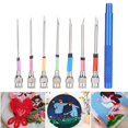 thumbnail image 2 of Fdit Steel Embroidery Stitching Punch Set Knitting Art with Handle,Needles Set,Embroidery Needles, 2 of 9