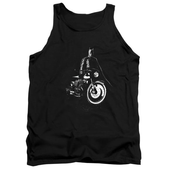 The Batman (2022) And His Motorcycle Unisex Adult Tank Top