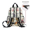 thumbnail image 5 of FORMRS School Backpack with Front Zippered Pocket 12" Student Travel Daypack, Birds and Teapots, 5 of 6
