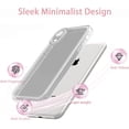 thumbnail image 3 of Designed for iPhone XR 6.1 inch,Sparkly Cute Clear Case for Women Girls,Glitter Bling Flexible Soft TPU Silicone Bumper Protective Cover for iPhone XR,Gray, 3 of 10