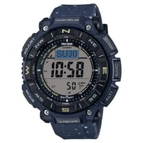 Casio Pro Trek Tough Solar Triple Sensor Bio-Based Blue Resin Digital Watch - PRG340SC-2