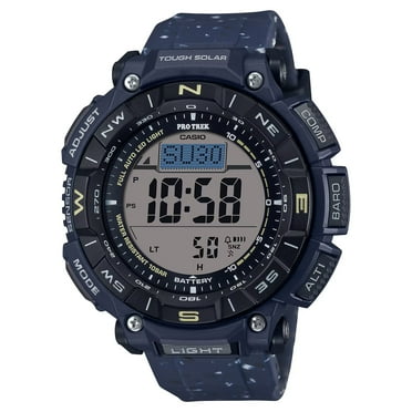 Casio Pro Trek Tough Solar Triple Sensor Bio-Based Blue Resin Digital Watch - PRG340SC-2
