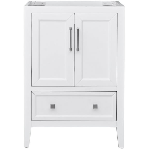 Avanity Everette-V24-Wt Everette 24" Single Free Standing Vanity Cabinet Only - White