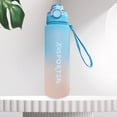 thumbnail image 4 of Botella De Agua Botella de agua de color degradado de 1000 ml con cubierta que rebota Botella deportiva para viajes (B) Hugtrwg Libre de BPA, 4 of 8